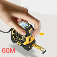 Steel Laser Measuring Ruler - 60M