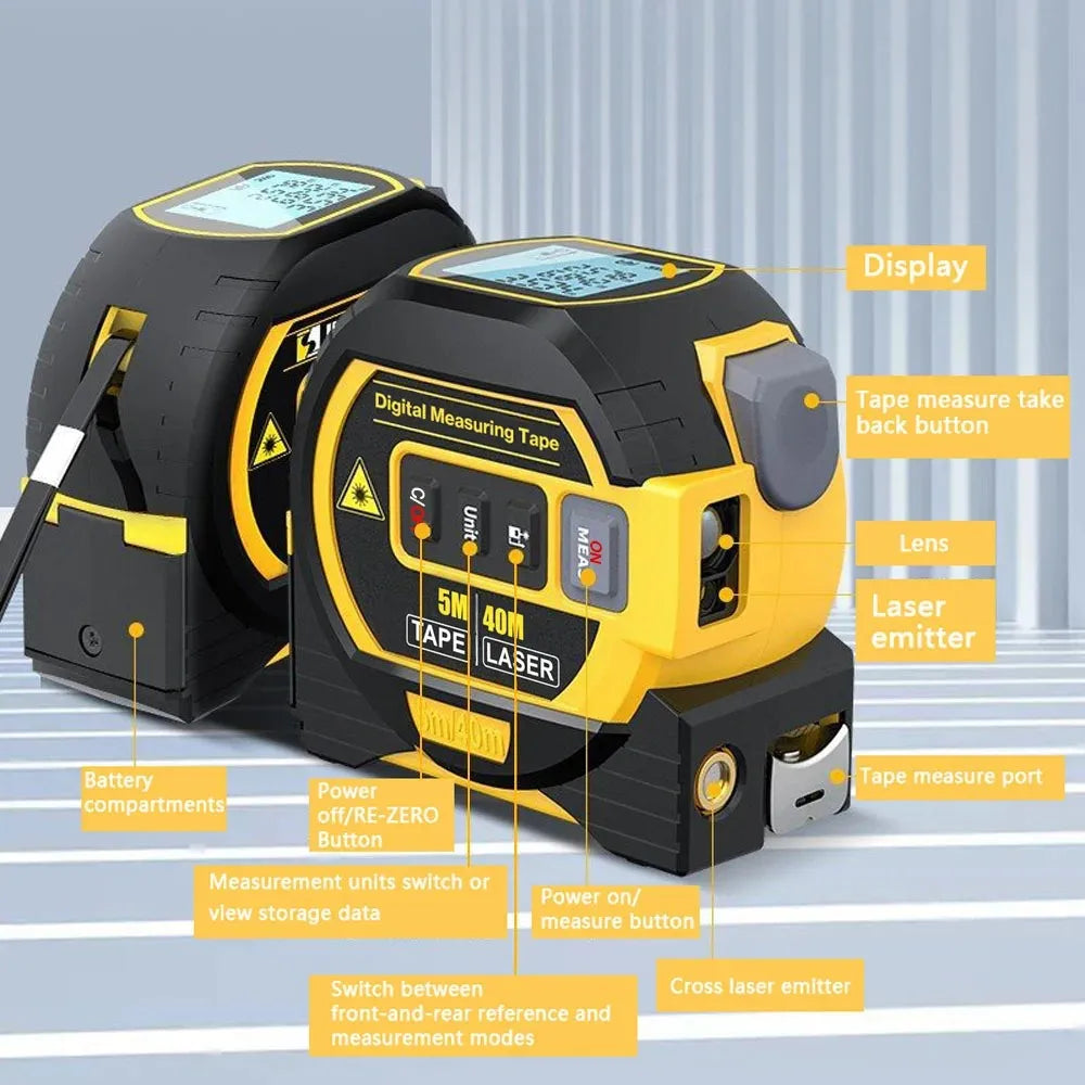 Laser Guide Measuring Ruler