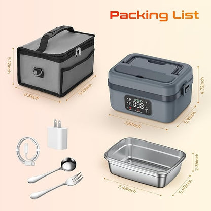 Cordless Electric Heated Lunch Box